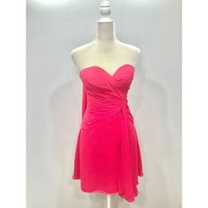 Faviana Couture Pink Convertible Strapless Dress 6